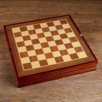 Шахматы сувенирные "Морские истории" (доска 36х36х6 см, h=8 см, h=6 см)