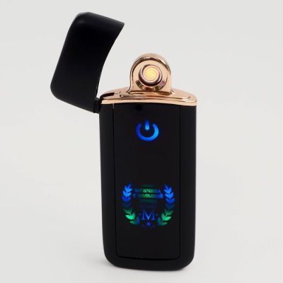 Зажигалка электронная, спиральная, "Мужчина с большой буквы М", чёрная, 3х7.3 см, USB