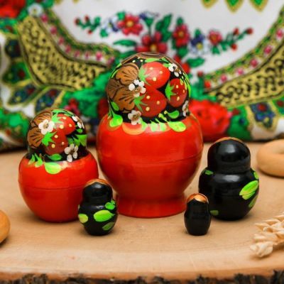 Матрёшка 5-ти кукольная «Ягодки»
