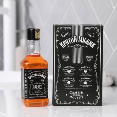 Набор "Крутой мужик" гель для душа 250 мл аромат мужского парфюма, ремень