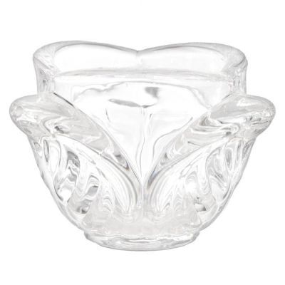 Подсвечник стекло на 1 свечу "Бутон" прозрачный 5х6,8х6,8 см