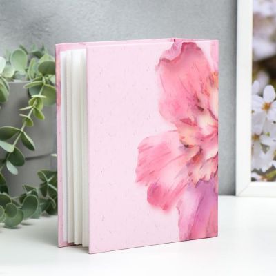 Фотоальбом "Бабочки и цветы" на 100 фото 10х15 см, 12,5х5х16,5 см.  ПП карм.