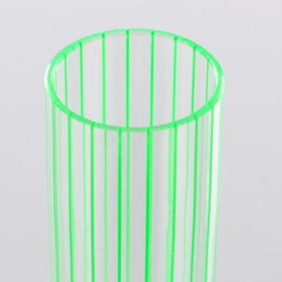 Бонг большой "Изгибы" с наклонной трубкой, микс, 33 см