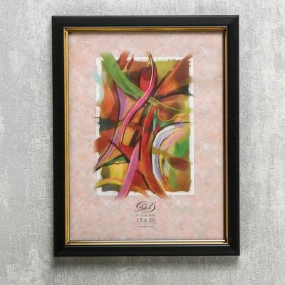 Фоторамка "Черный" пластик 15х20 см