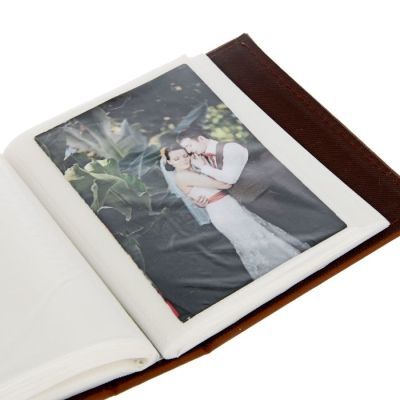 Фотоальбом на 100 фото 10х15 см в коробке "Бизнес" МИКС кожзам 17х15х5,5 см