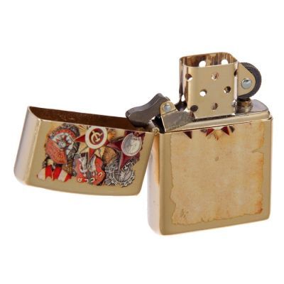 Зажигалка ZIPPO 207G RUSSIAN MEDALS с покрытием Gold Dust