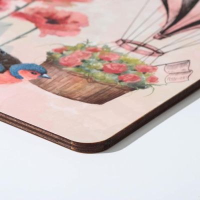 Доска разделочная «Воздушный шар», 29×21 см