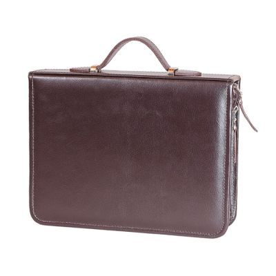 Набор дорожный в сумке из натуральной кожи (2 персоны)