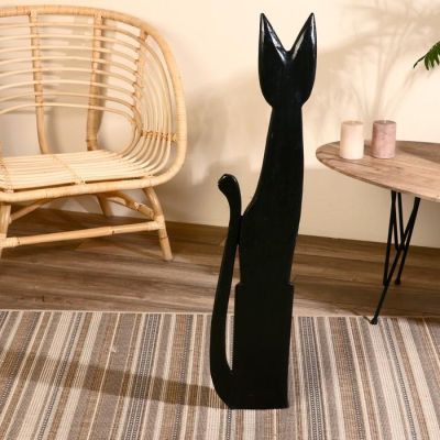 Сувенир дерево "Кошка" 21х7,5х100 см
