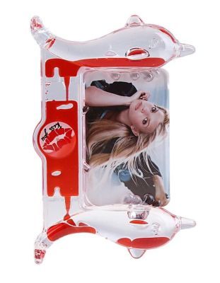 Песочные часы "Дельфины" с фоторамкой (4х11х15см)