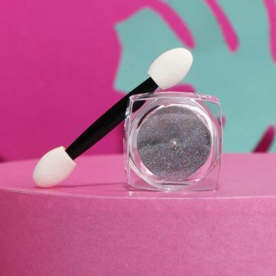 Набор для wow-маникюра Pink tropics (гель-лак, втирка, блёстки, пилочка и ножницы)