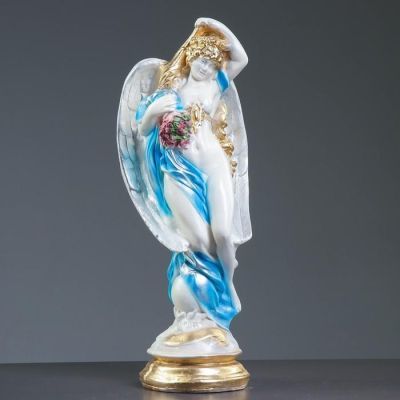 Фигура "Фортуна" белое золото, 63х24см МИКС