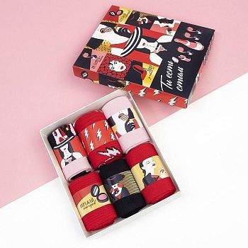 Набор женских носков KAFTAN "Вог" 6 пар, р-р  36-39  (23-25 см)