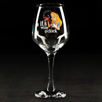 Бокал для вина "It's time o'clock"