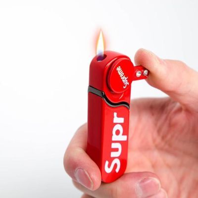 Зажигалка газовая "Supreme" пьезо, 7.5х5х2 см, красная