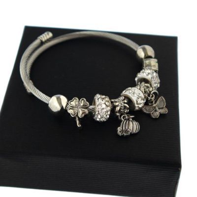 Подарочный набор 2 в 1 "Агетти": наручные часы d=2.7 см, микс, браслет