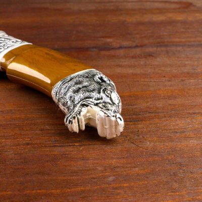 Сув. изделие кинжал "Медведь", ножны бронза, 34см, клинок 17 см