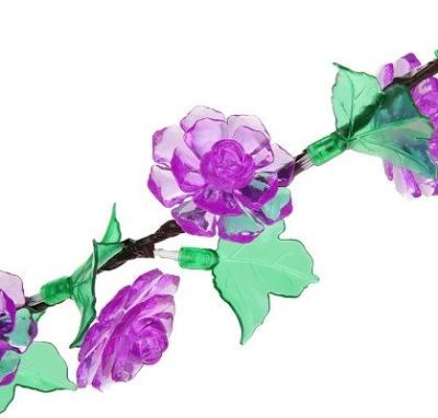 Светодиодная ваза (70х20 см. фиолетовый)