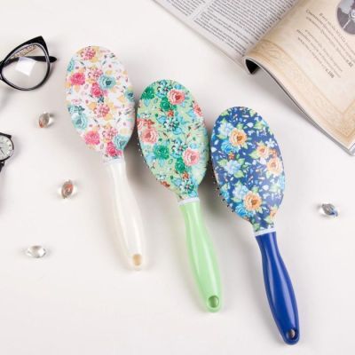 Расчёска массажная, 24,5 × 7 см, рисунок МИКС