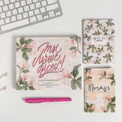 Набор обложка на паспорт, блокнот, ручка «Ты лучше всех»