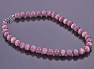 Бусы Кошачий Глаз "Цветоморфозы" арт. НКГ-1(12)-45-20