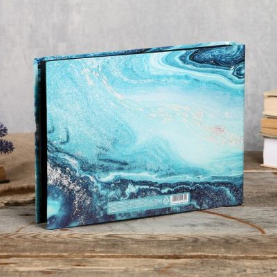 Фотоальбом 25 листов (уголки+кольца) "Классика морская пыль" 27х19 см