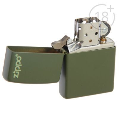 Зажигалка ZIPPO 221ZL с покрытием Green Matte