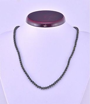 Бусы Змеевик "Классика №4" арт.НЗМ-1(4)-45-2