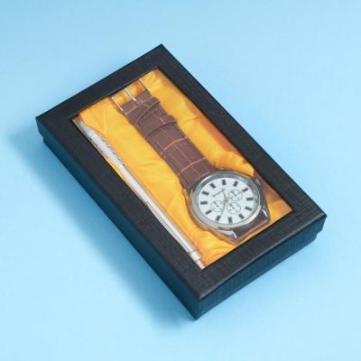 Набор подарочный 2в1 (ручка, часы), микс