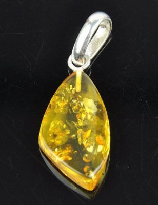 Кулон Янтарь "Золотой дождь" арт.ЯК-111