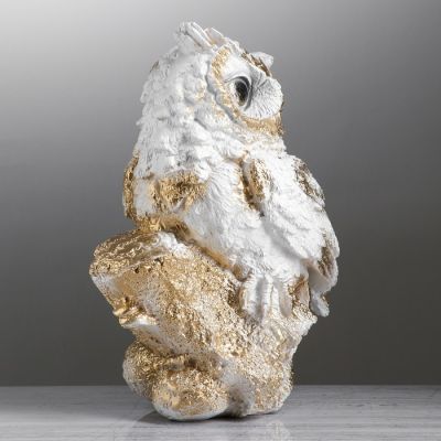 Копилка "Сова", белый цвет, 33 см,