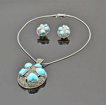 Комплект им. бирюза "Адриана" арт.КП081