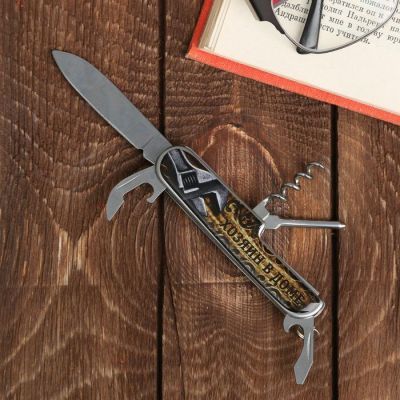 Набор "Хозяин в доме", нож мультитул, формовая зажигалка