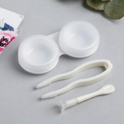 Набор для контактных линз в футляре «Сияй ярче звезд», 3 предмета, 6,5 х 5,5 см