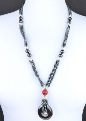 Бусы Гематит "Орбита" арт. П3411