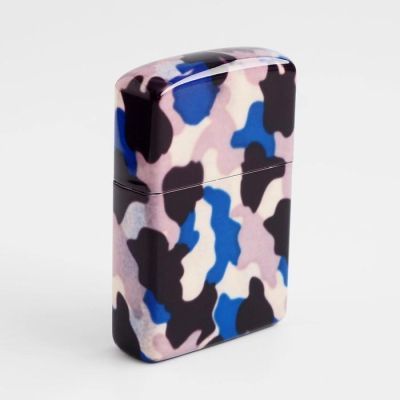 Набор зажигалок "Камуфляж", 4 шт, бензиновые, 23.5х2.5х9.5 см,