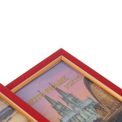 Фоторамка "Красная" 29х29 см на 4 фото 10х15 см