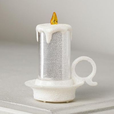 Набор светодиодных фигур «Свеча в чашке» 7 × 8 × 6 см, пластик, батарейки AG13х3, свечение мульти (RGB)