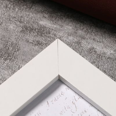 Фоторамка 10х15 см МДФ, №6 Белый, шир.17 мм, толщ.10мм