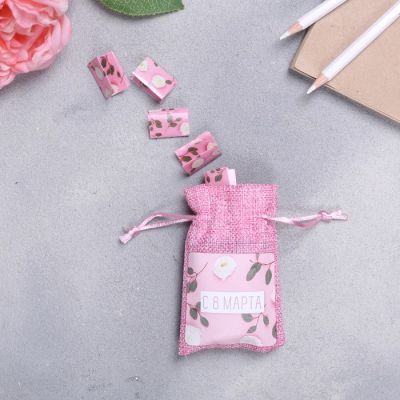 Мешочек с пожеланиями «Белые розы»