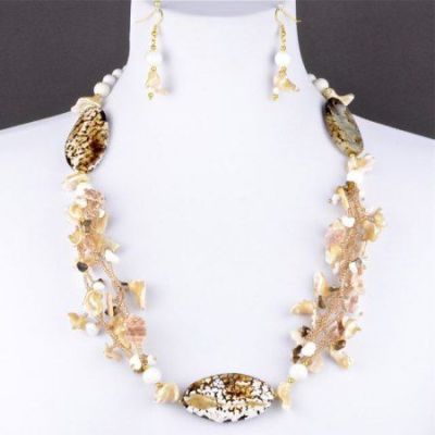 Комплект Перламутр, Яшма, Кахолонг "Беста" арт. ДЕВ-1425