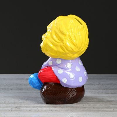 Копилка "Кузя в мешке", глянец, разноцветная, 26 см, микс