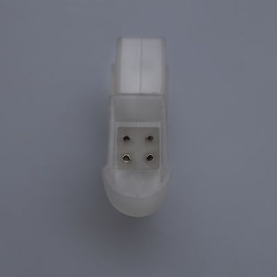 Коннектор для неона 12x24 мм, 2W, L - внешний угол, с иглой