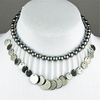 Бусы Гематит "Пенелопа" арт.КАП-1290