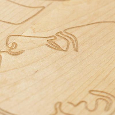 Доска разделочная «Для прекрасных блюд», 35 × 20 × 2  см