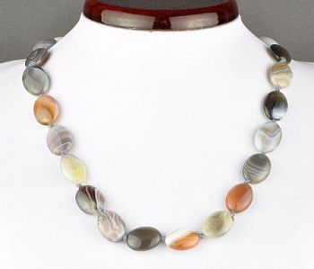 Бусы Агат "Кэтти" арт.НАГ-11(13-18)-46-2