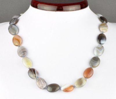 Бусы Агат "Кэтти" арт.НАГ-11(13-18)-46-2