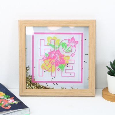 Интерьерная рамка с шейкером "Home"