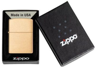 Зажигалка Zippo 204 (Brushed Brass)