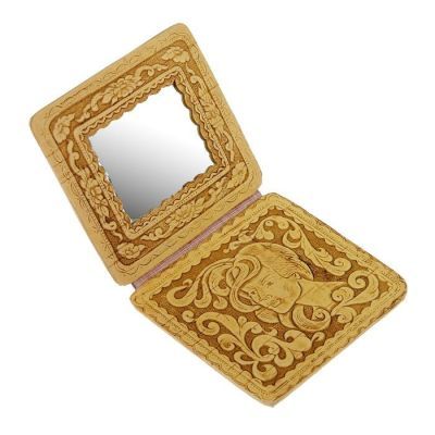 Зеркало на шарнирах, микс, береста